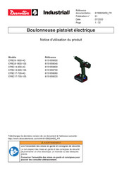 Desoutter EPBC14-900-10S Notice D'utilisation