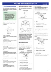 Casio 5429 Guide D'utilisation