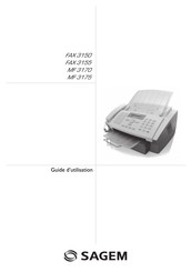 Sagem FAX 3150 Guide D'utilisation