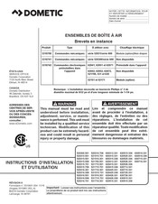 Dometic 520316.501 Instructions D'installation