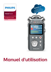 Philips VoiceTracer DVT7500 Manuel D'utilisation