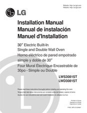 LG LWD3081ST Manuel D'installation