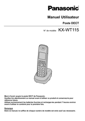 Panasonic KX-WT115 Manuel Utilisateur