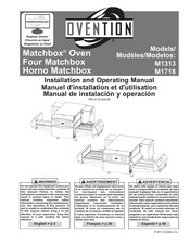 Ovention Matchbox M1718 Manuel D'installation