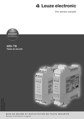 Leuze electronic MSI-TB Série Manuel D'utilisation