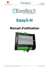 Sdataway EasyBus 3 Easy3-H Manuel D'utilisation
