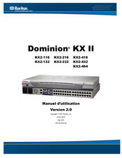 Raritan Dominion KX2-432 Manuel D'utilisation