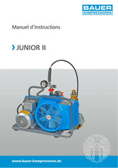 Bauer Kompressoren JUNIOR II Manuel D'instructions