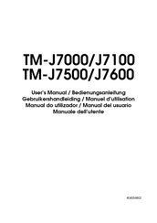 Epson TM-J7600 Manuel D'utilisation