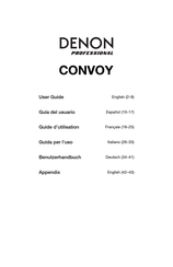 Denon Professional Convoy Guide D'utilisation