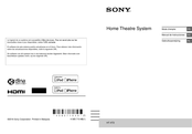 Sony HT-XT2 Mode D'emploi