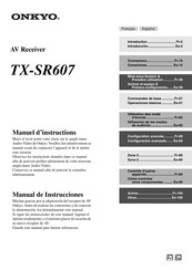 Onkyo TX-SR607S Manuel D'instructions