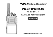 Vertex Standard VX-351-EG3J-1 Manuel De Fonctionnement