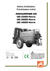 Amazone UG 4500 Nova Notice D'utilisation