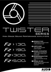Audio System Twister Série Manuel D'utilisation