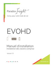 PARADOX INSIGHT EVOHD Manuel D'installation