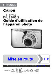 Canon DIGITAL IXUS 970 IS Guide D'utilisation