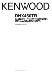 Kenwood DNX450TR Manuel D'instructions
