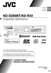 JVC KD-SD80BT Manuel D'instructions