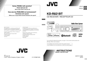 JVC KD-R821BT Manuel D'instructions
