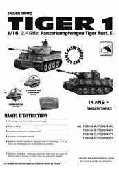 Taigen Tanks TIGER 1 TG3818-A Manuel D'instructions