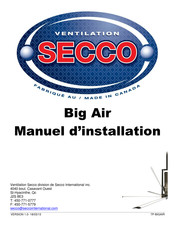 Secco Big Air Manuel D'installation