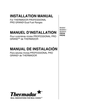 Thermador PROFESSIONAL PRO GRAND PRD48 Manuel D'installation