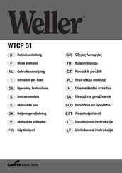 Weller WTCP 51 Mode D'emploi