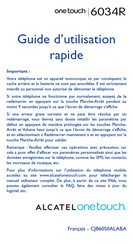 Alcatel One Touch 6034R Guide D'utilisation