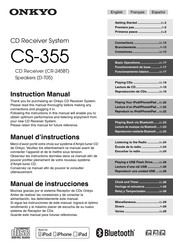 Onkyo CS-355 Manuel D'instructions