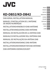 JVC KD-DB52 Manuel D'installation