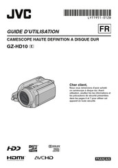 JVC GZ-HD10 Guide D'utilisation