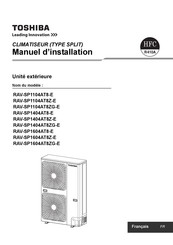 Toshiba RAV-SP1404AT8-E Manuel D'installation