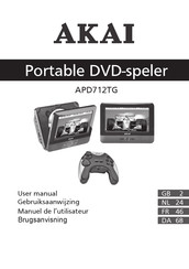 Akai APD712TG Manuel De L'utilisateur