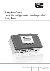 Sma Sunny Boy Control Guide D'utilisation