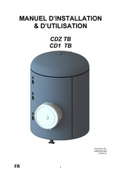CHAFFOTEAUX CD1 TB Manuel D'installation Et D'utilisation
