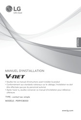 LG V-net PDRYCB000 Manuel D'installation