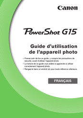 Canon PowerShot SX50 HS Guide D'utilisation