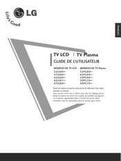 LG 42PG60 Série Guide De L'utilisateur