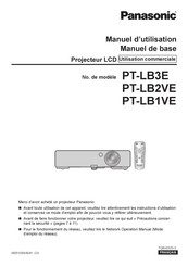 Panasonic PT-LB3E Manuel D'utilisation