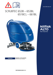 Nilfisk ALTO SCRUBTEC 651BCL Manuel D'utilisation
