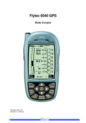 Flytec 6040 GPS Mode D'emploi