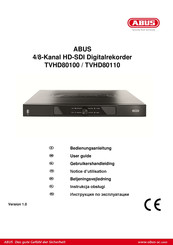 Abus TVHD80100 Notice D'utilisation