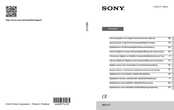 Sony Alpha NEX-5T Mode D'emploi