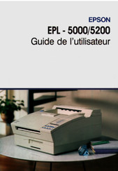 Epson EPL-5000 Guide De L'utilisateur