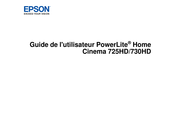 Epson PowerLite Home Cinema 725HD Guide De L'utilisateur