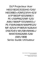 Acer H6530BD+ Guide Utilisateur