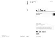 Sony XAV-A1 Mode D'emploi
