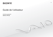 Sony VAIO VPCE Série Guide De L'utilisateur