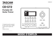 Tascam CD-GT2 Mode D'emploi